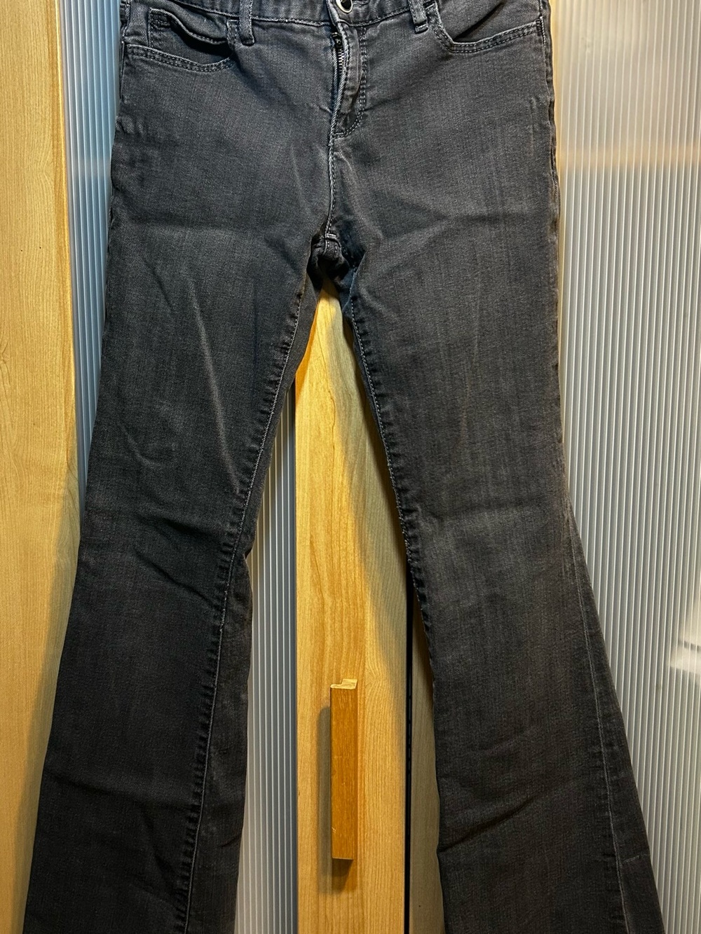 Kids Black Bootcut Jeans